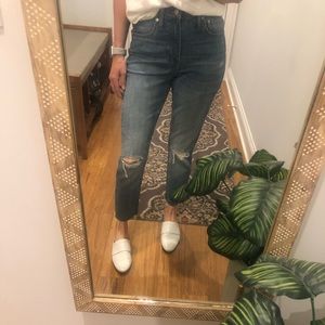 Madewell High Rise Slim Boyjean - LIKE NEW